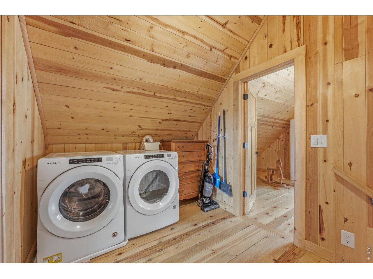 Laundry room with full size washer & dryer
