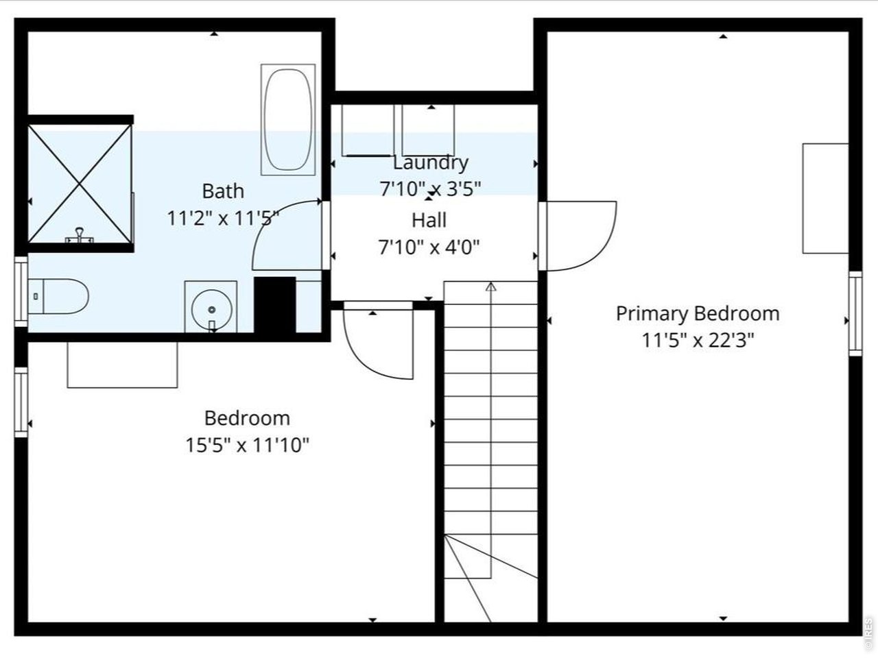 Floorplan upstairs
