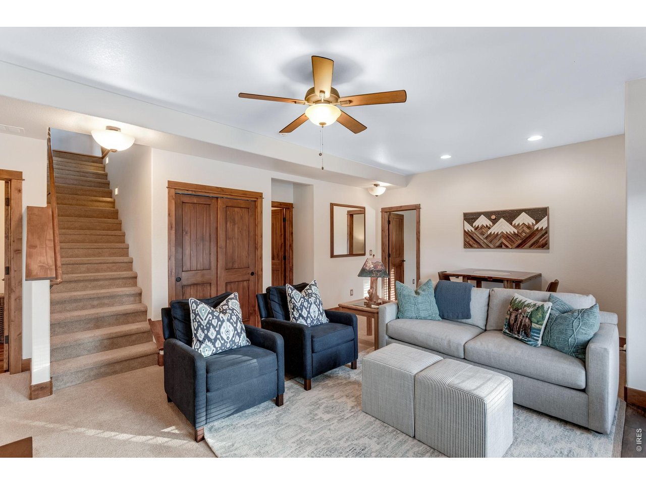 Downstairs living/rec room