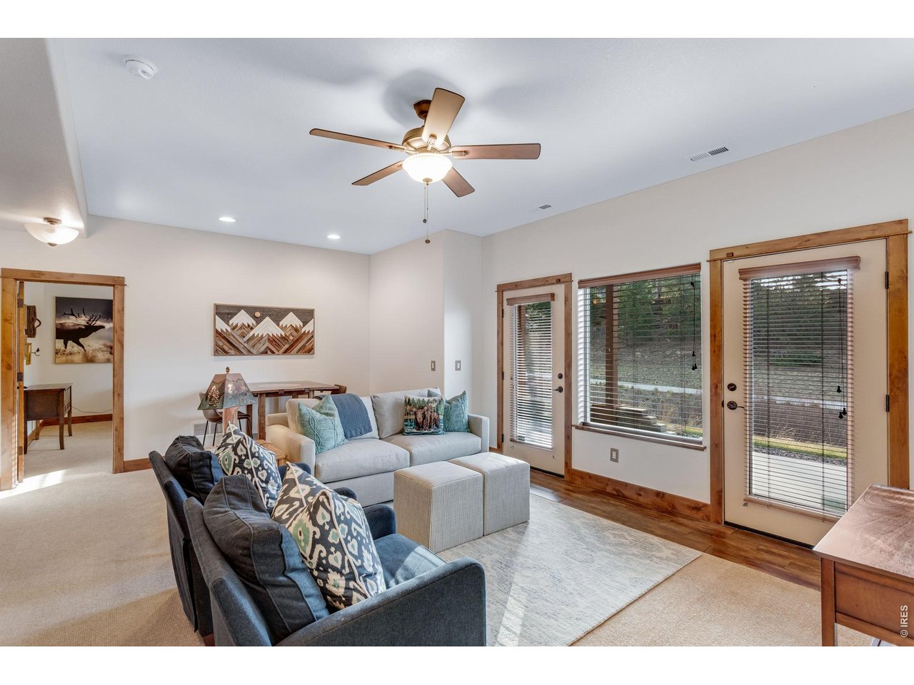 Walkout basement to large patio on lower level.