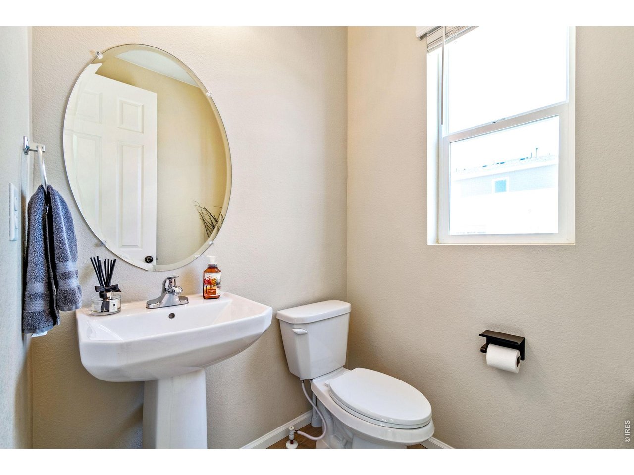 Main level half bath