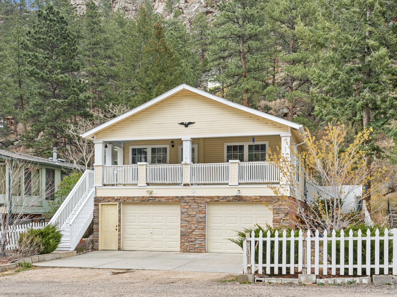 Don't miss this rare opportunity to own a mountain home set right on the Big Thompson River
