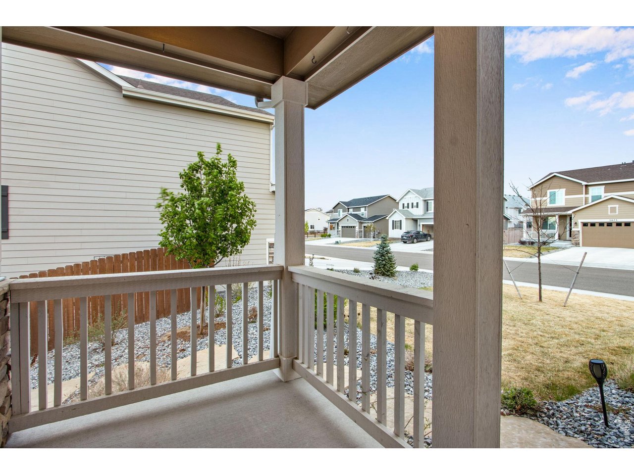 Covered front porch