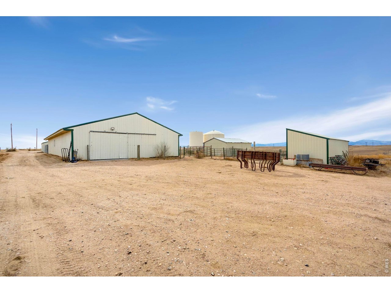 View North side of the barn