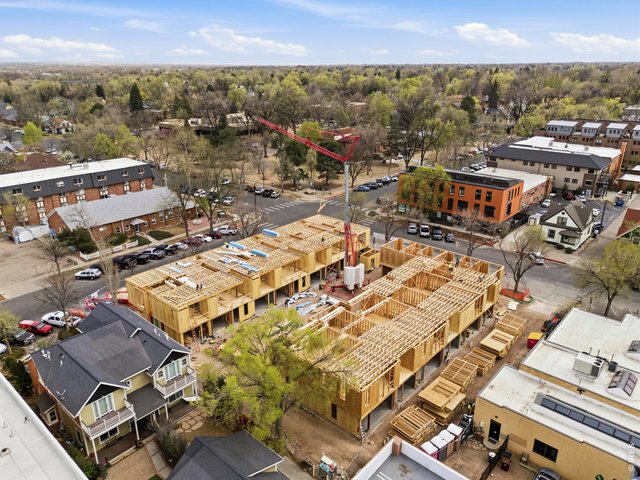 Property Photo 10 South Side Aerial - faces award winning L'Avenir! 