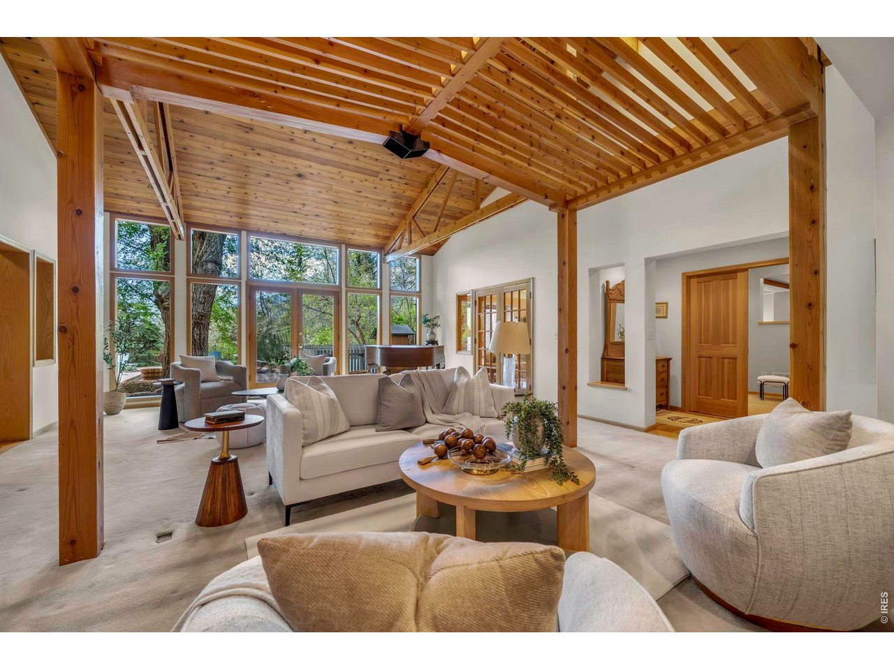 Spacious, light-filled living room
