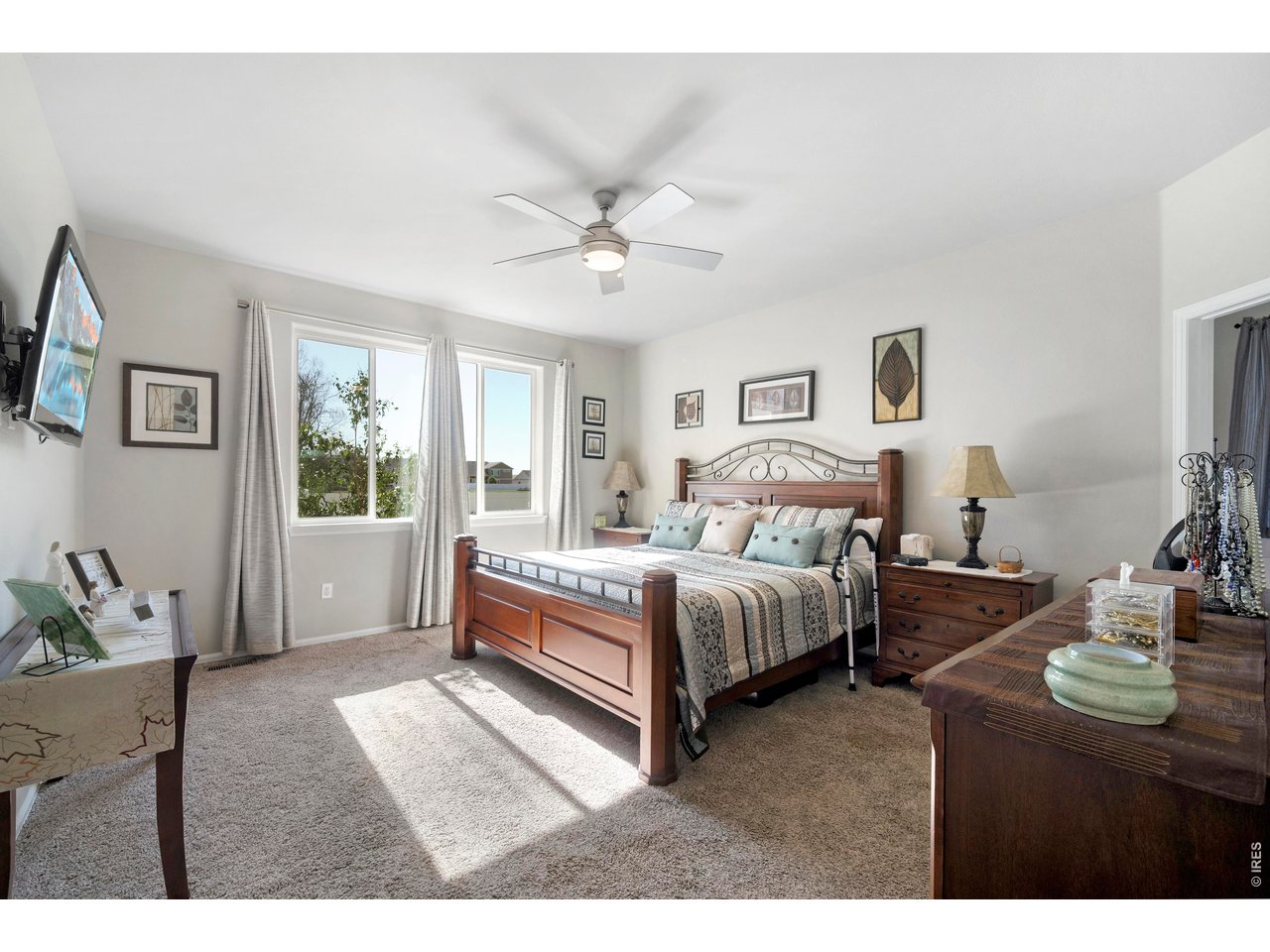 Main Floor Primary Suite is also located at the back of the home