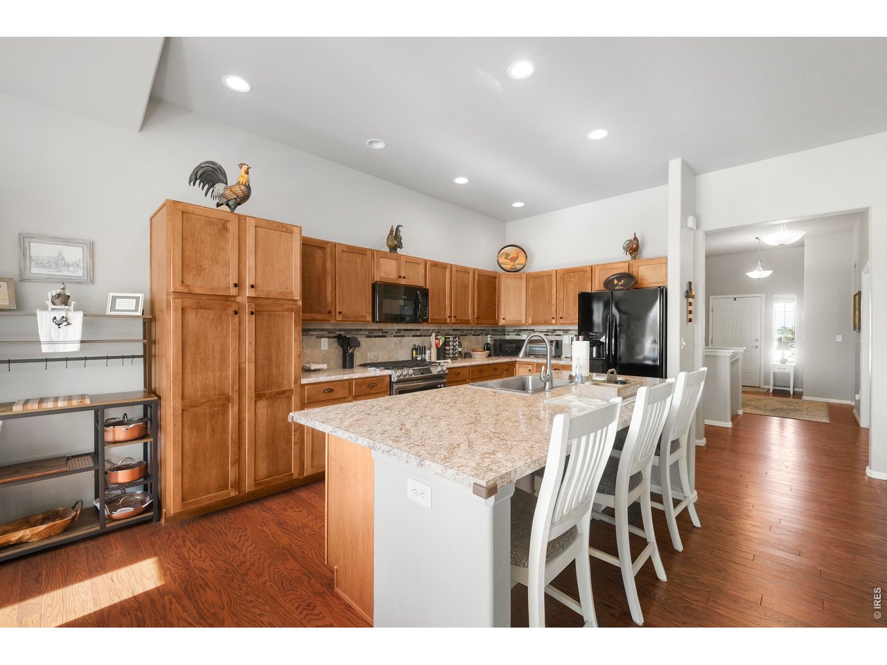 Big Triple High Pantry for food and small appliance storage