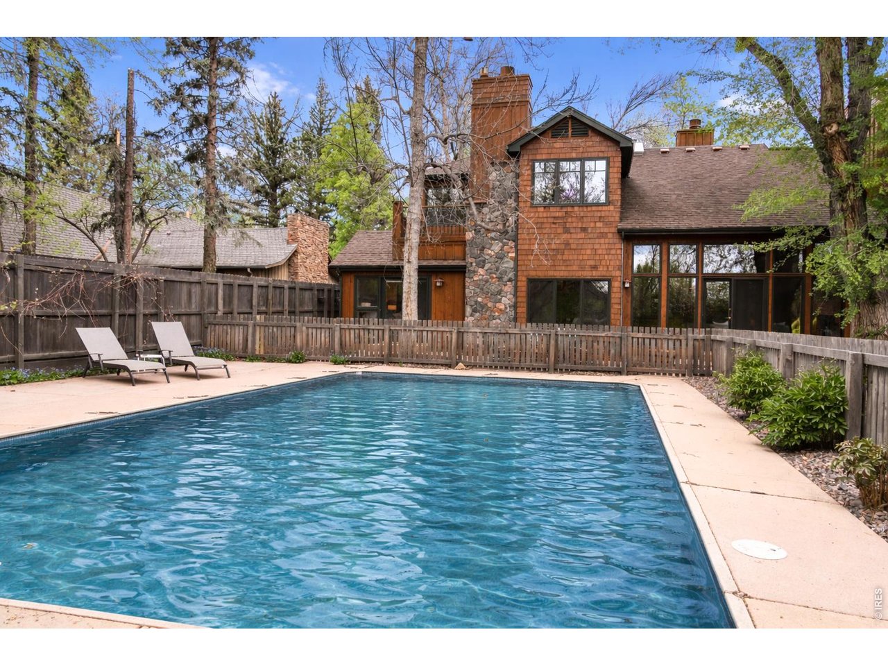 Private, saltwater pool