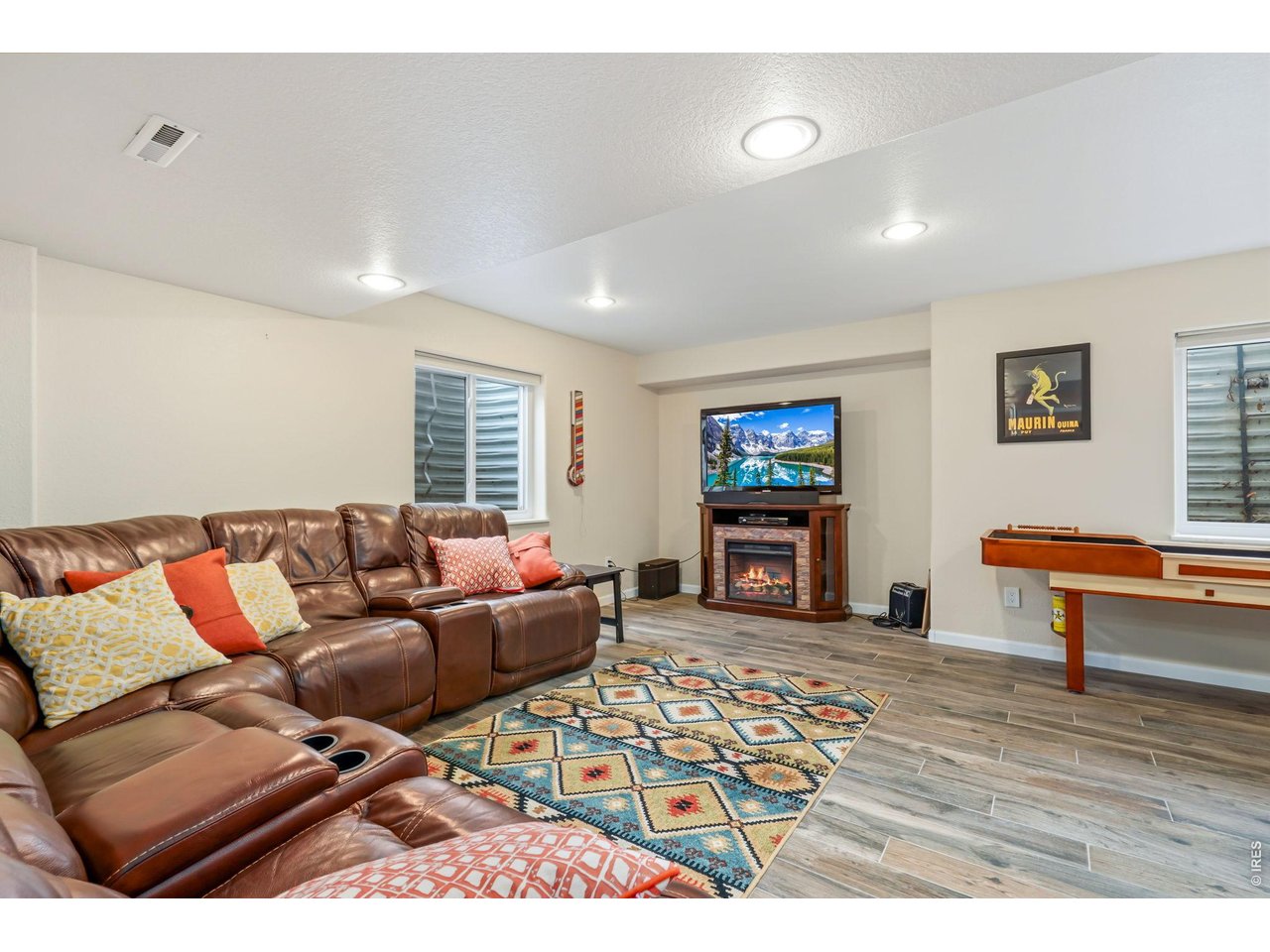 Professionally finished basement