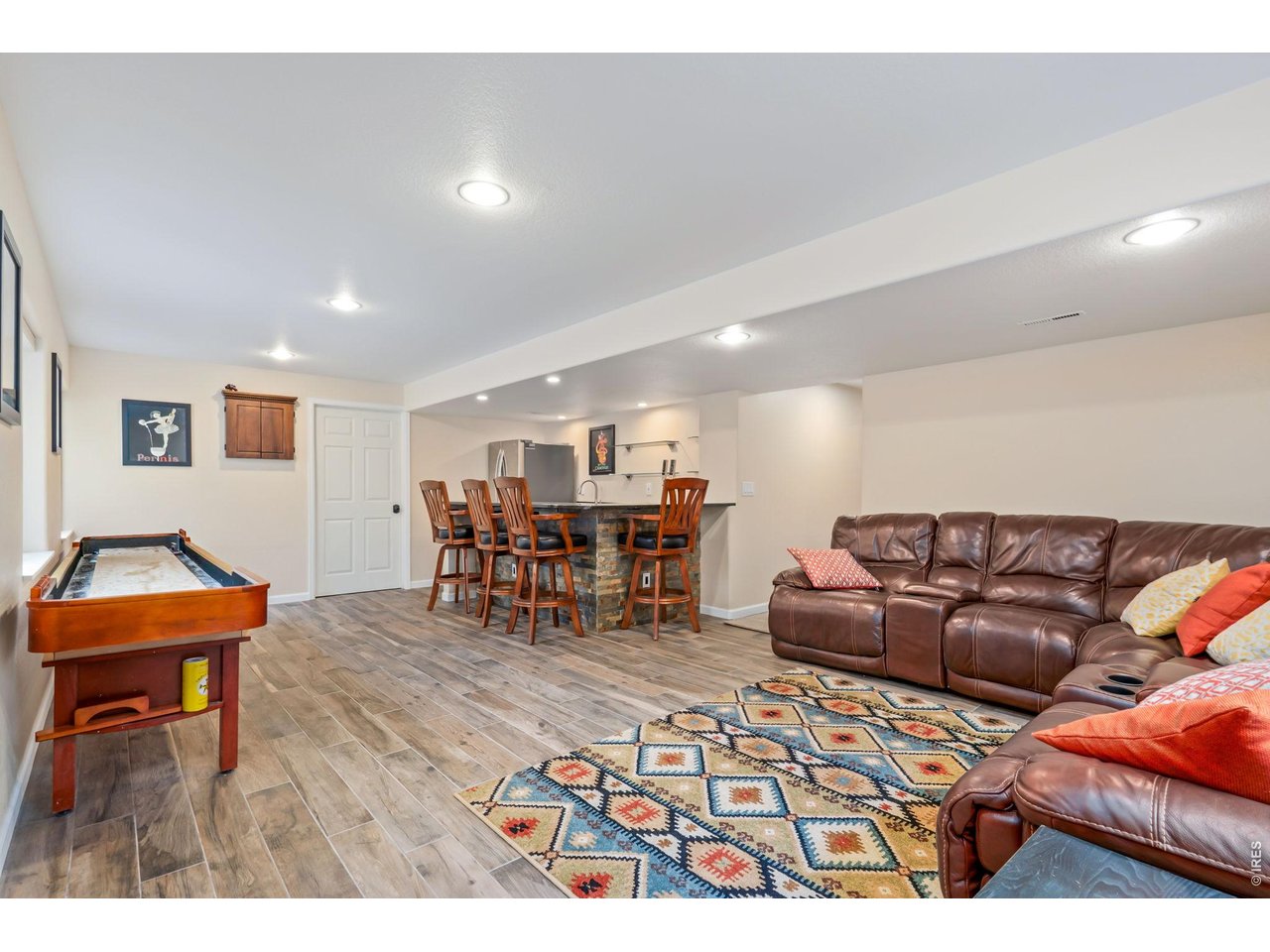 Great entertaining space in the basement