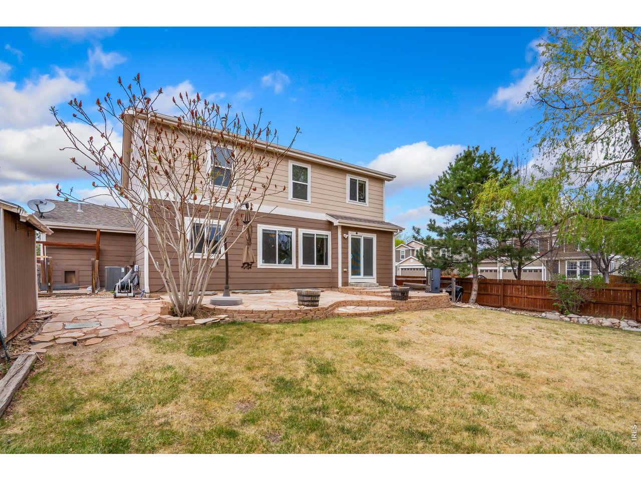 Mature landscaping