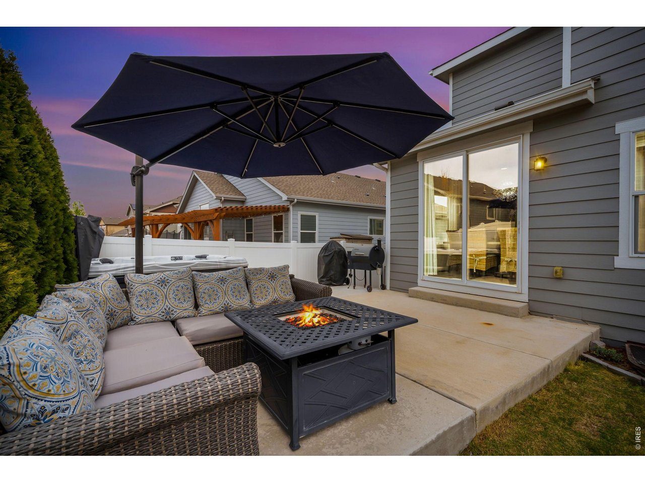 Expanded backyard patio ideal for outdoor living