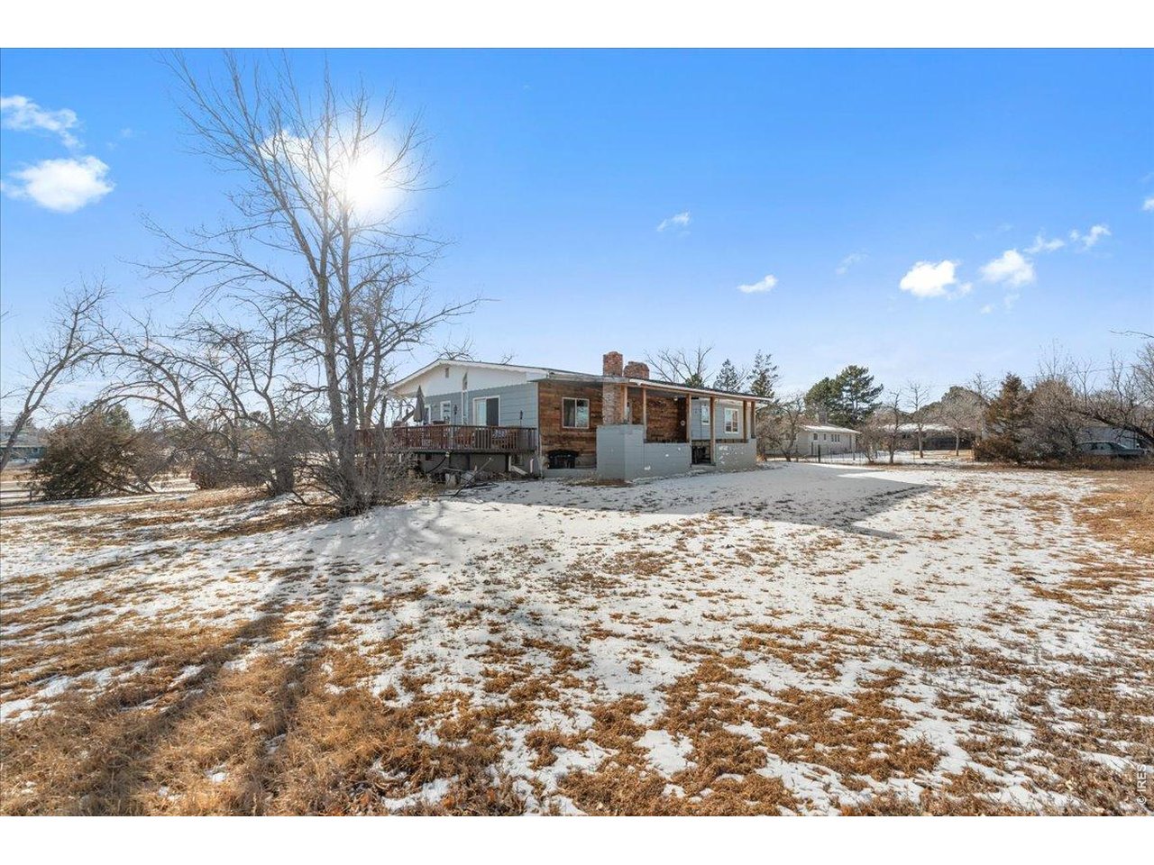 Huge backyard space and covered back patio space. Electric dog fence keeps your views uninterrupted.
