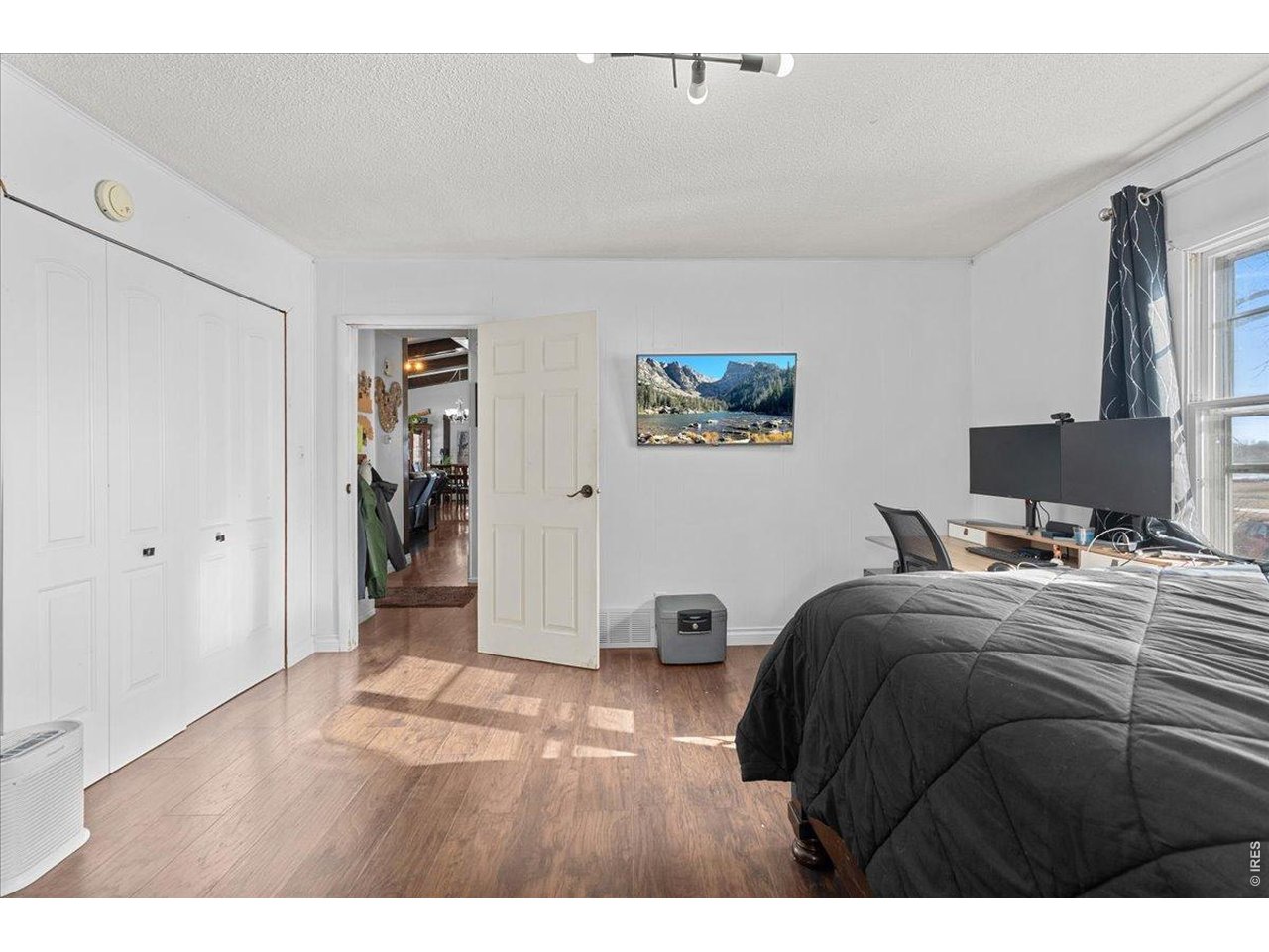 2nd Bedroom with closet space left.