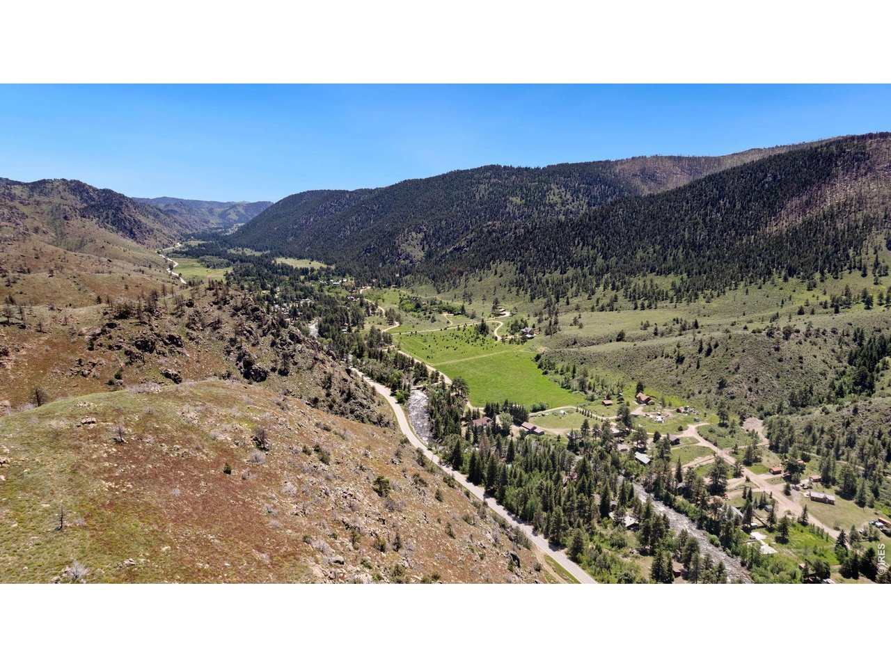 Great views from top of property looking SE.
