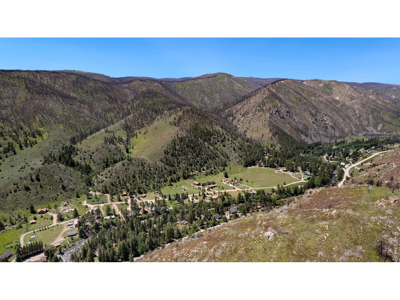 View looking SW.