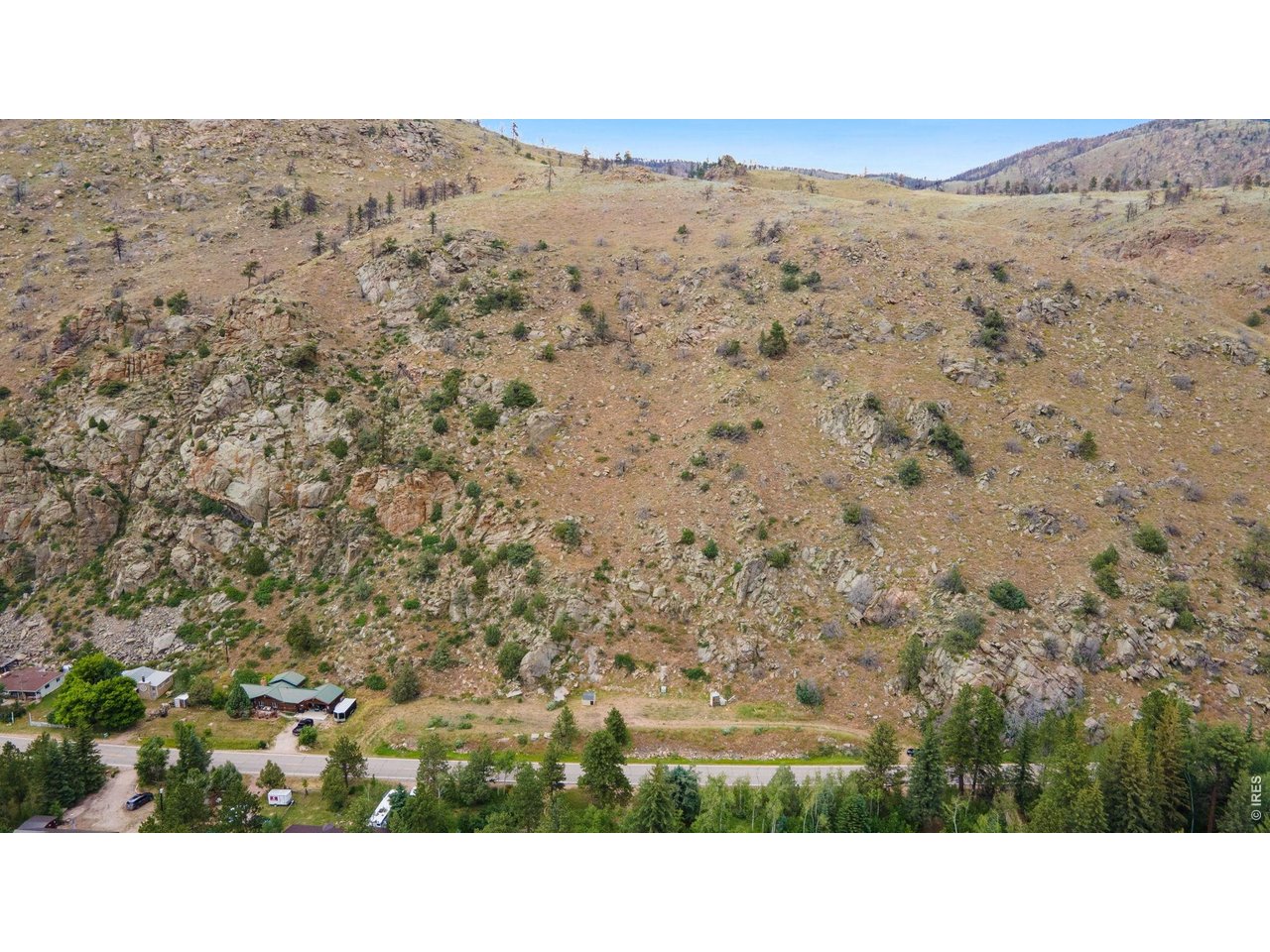 Aerial looking north.