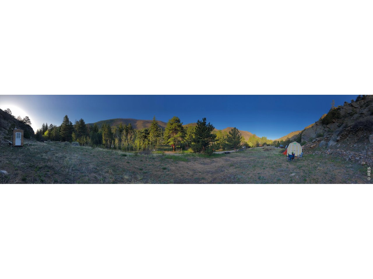 Pano view looking south.