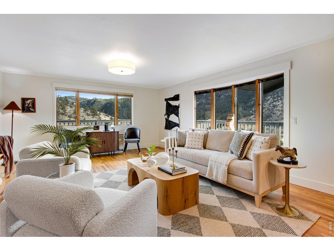 Incredible views from the main living area! Abundant natural light throughout the main level.