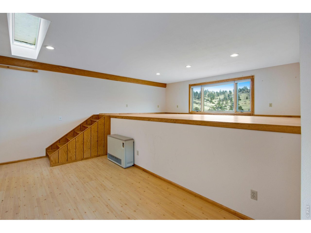 Detached garage loft.