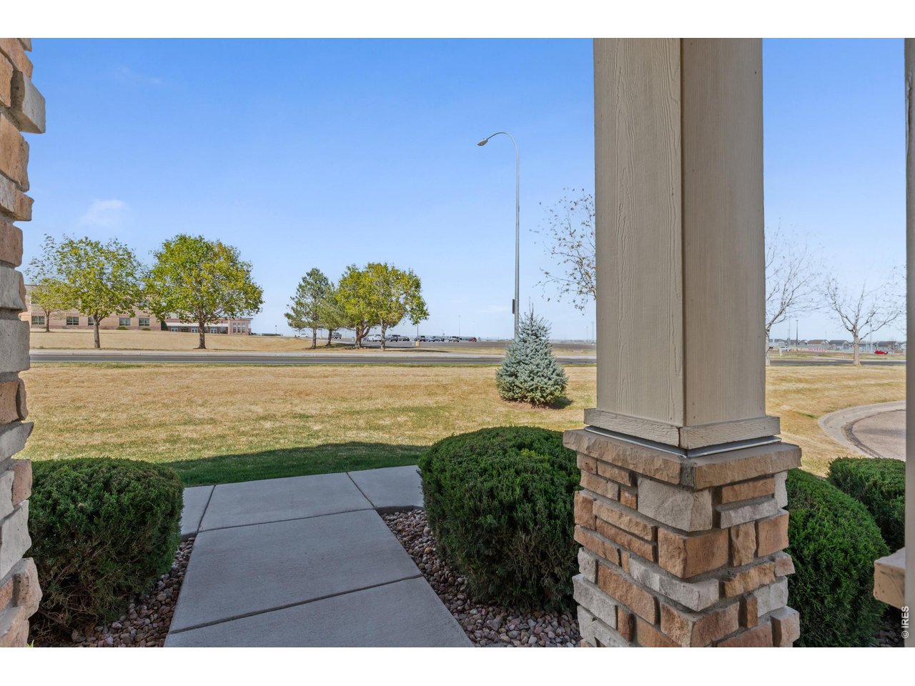 Condo Faces Open Space - View from Front Door