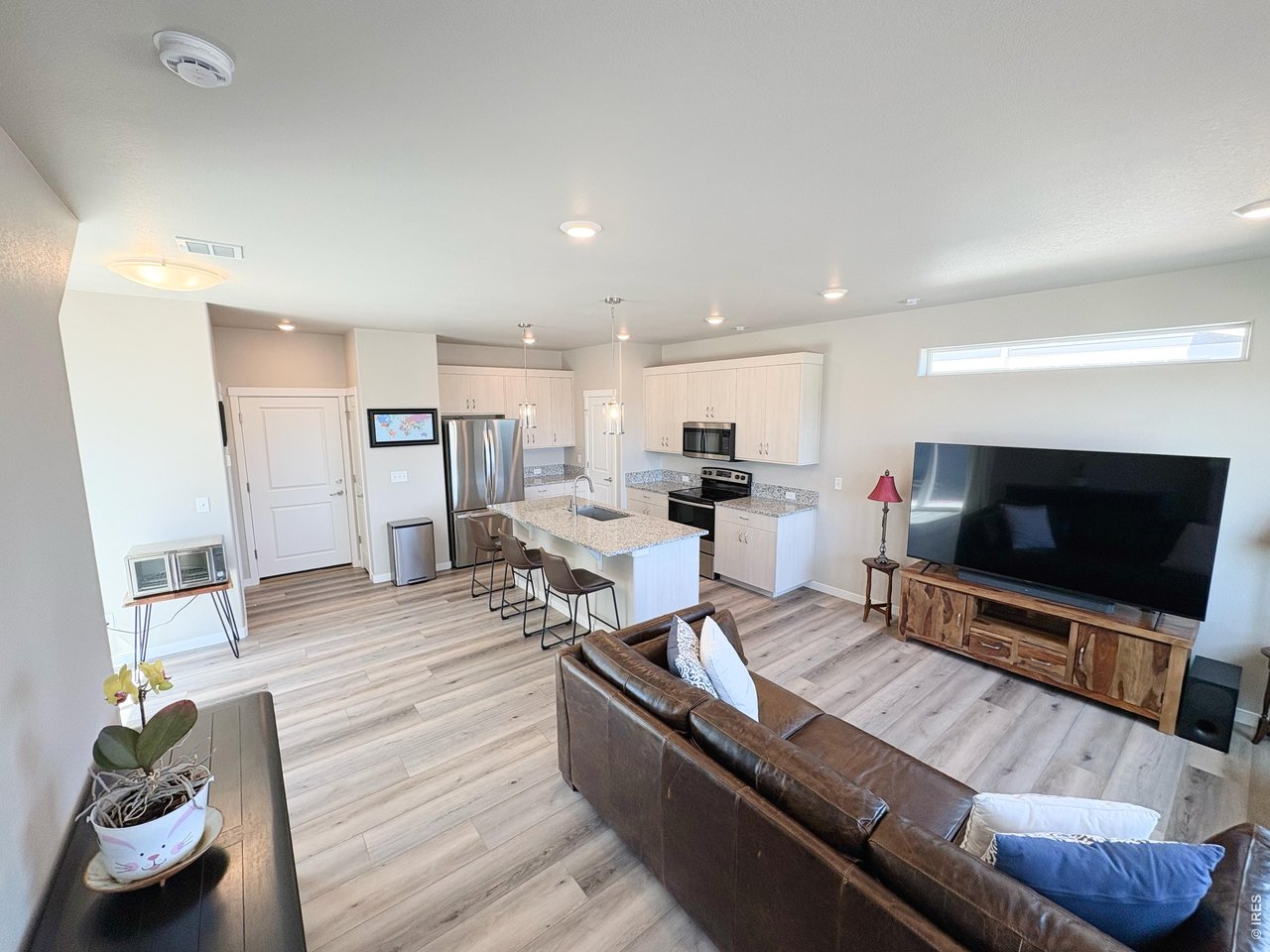 Living/dining room, tons of natural light.