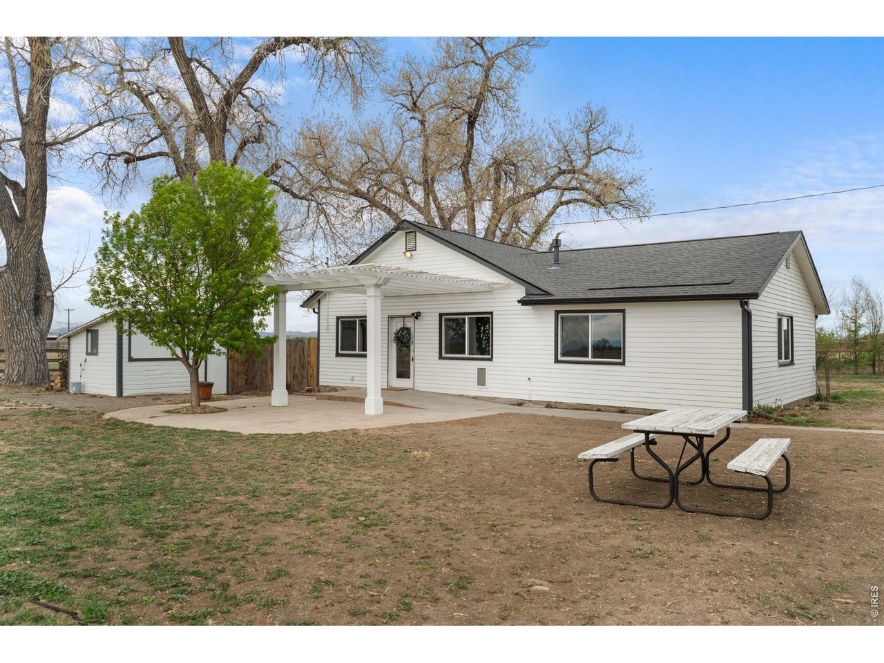 Fenced-in yard