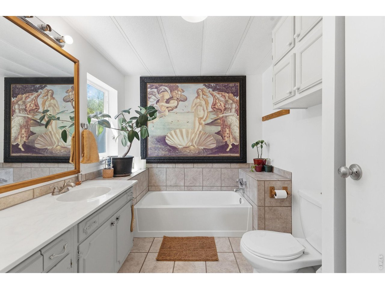 Large primary bathroom