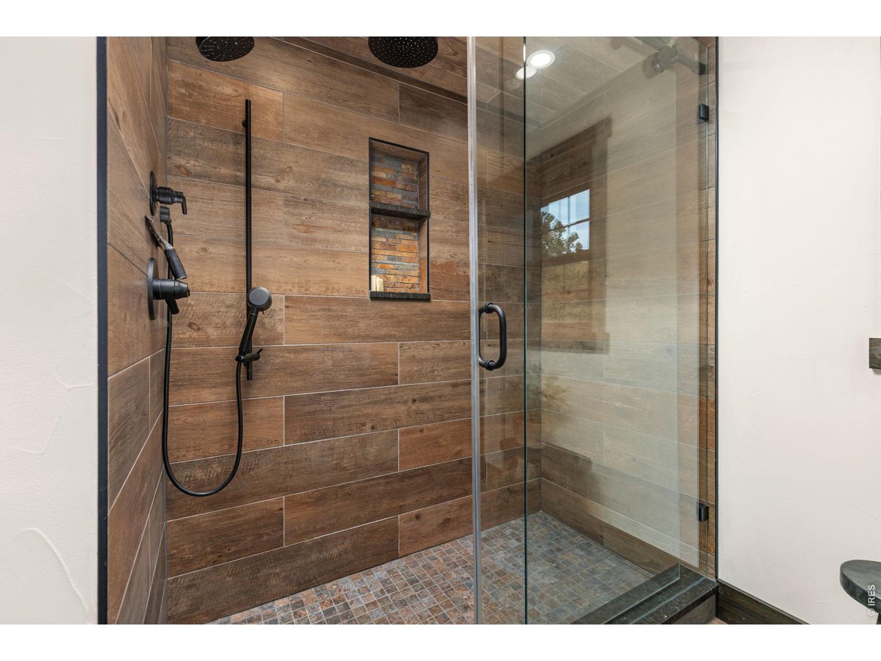 Walk-In Shower in the Primary Bathroom