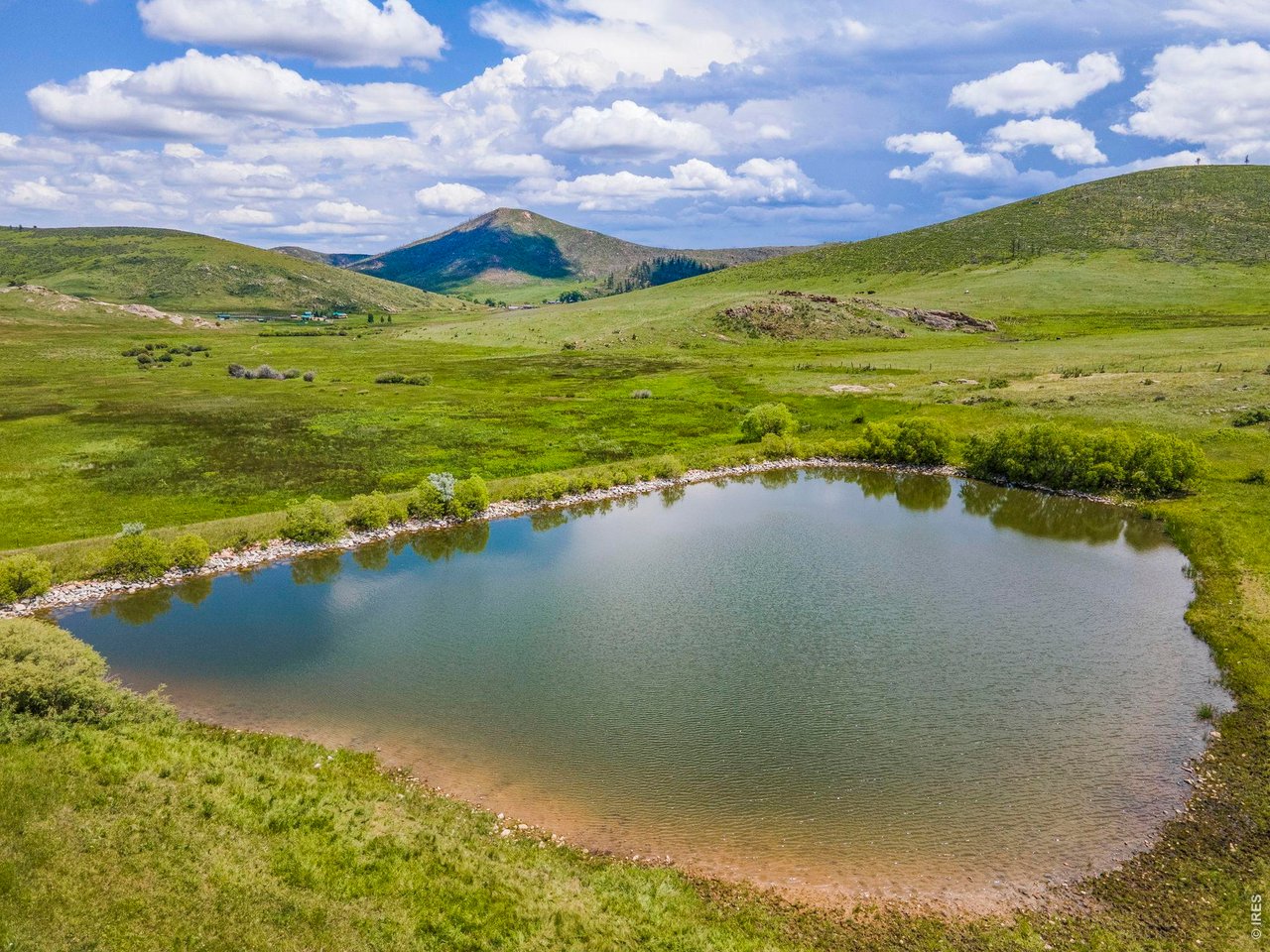 1.5-acre stocked trout pond as your backyard centerpiece.