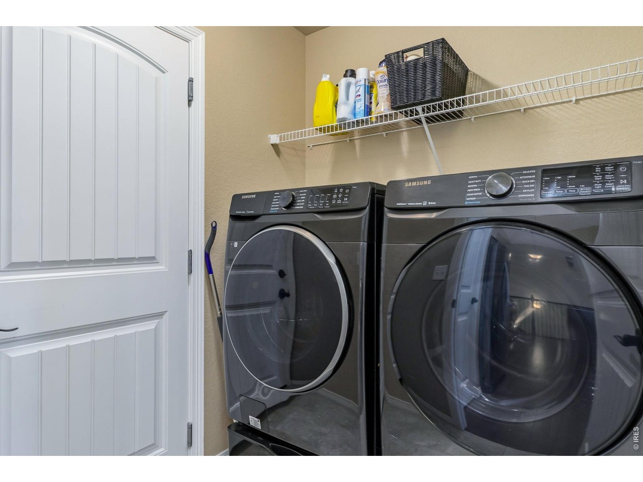 Laundry Room is situated off the garage and kitchen