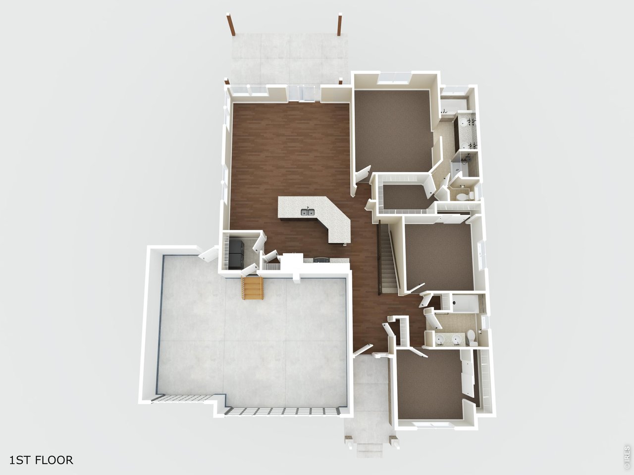 Main Level 3D Floorplan