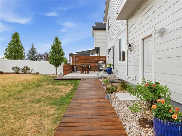 Property Photo 37 Teak Wood Path to Hot Tub