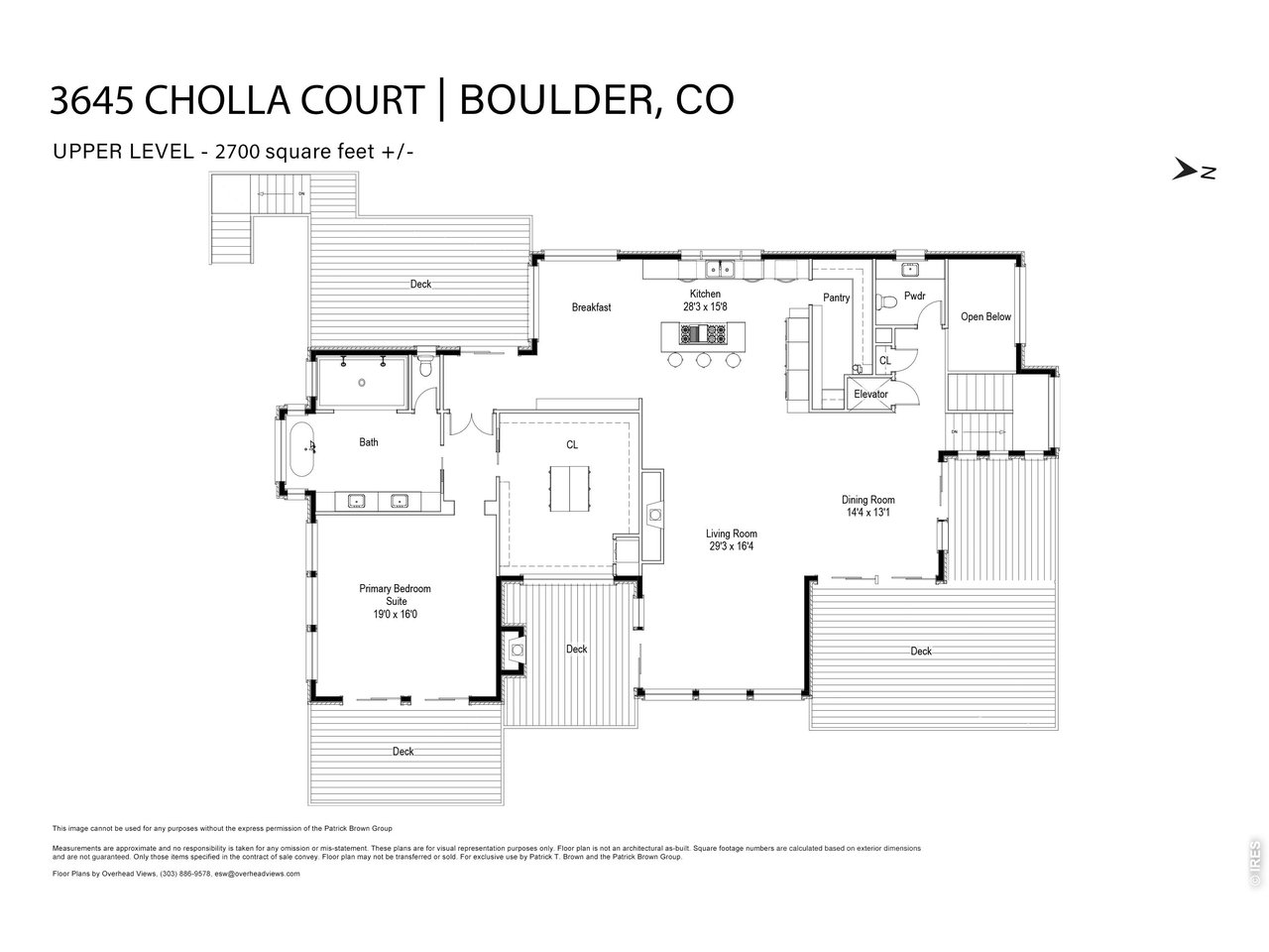 Upper Level Floor Plans