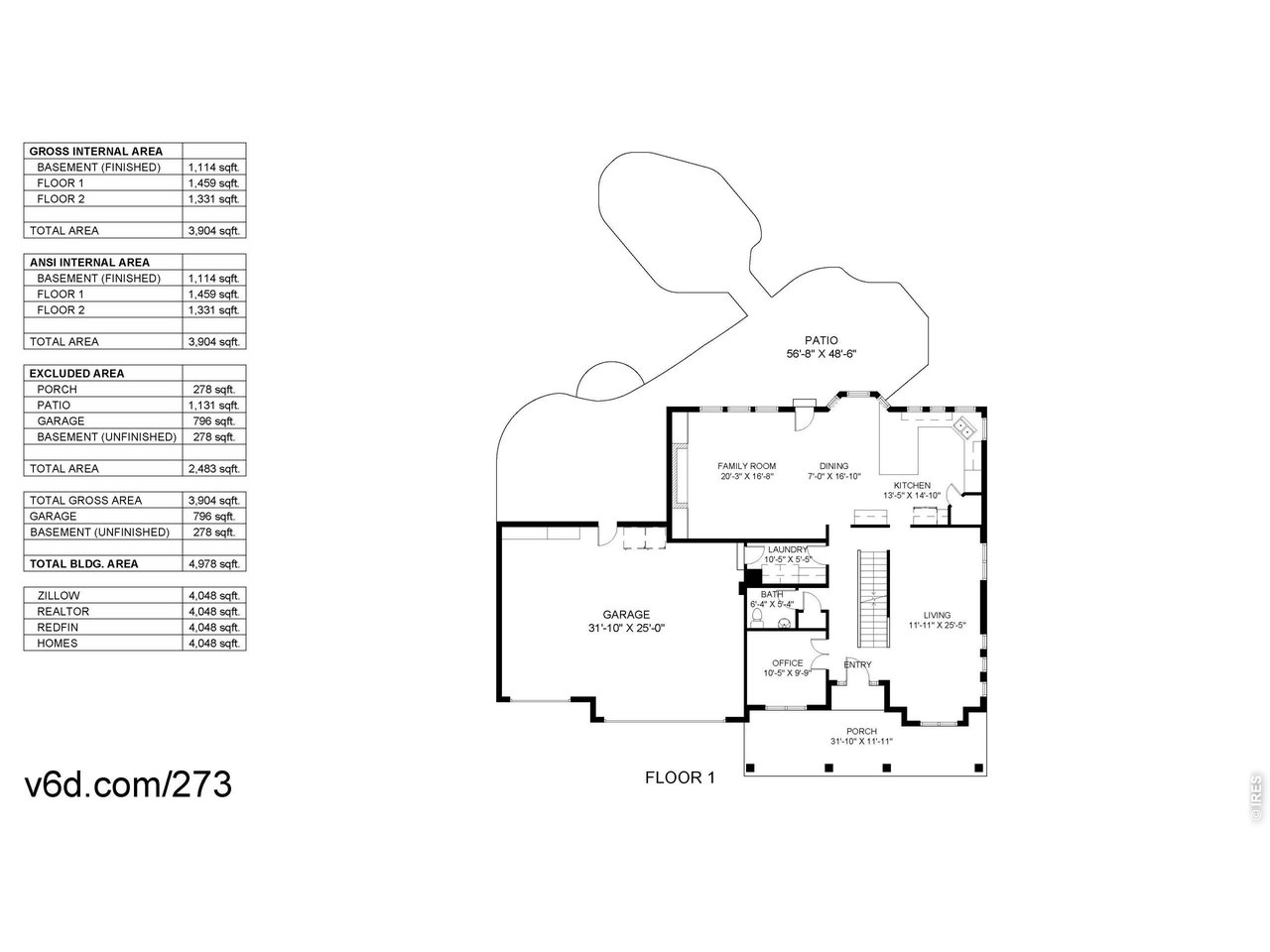 Main Floor-1459sqft