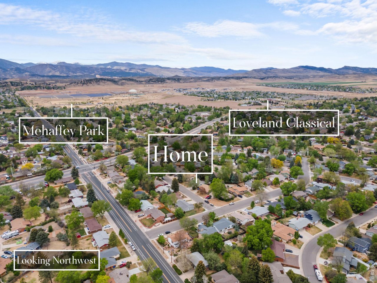 Close to Mehaffey Park and Lake Loveland