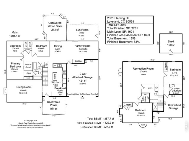 Property Photo 50 Floor Plan - Visit https://sallteam.com/homes/2331-fleming-dr for a PDF copy. 