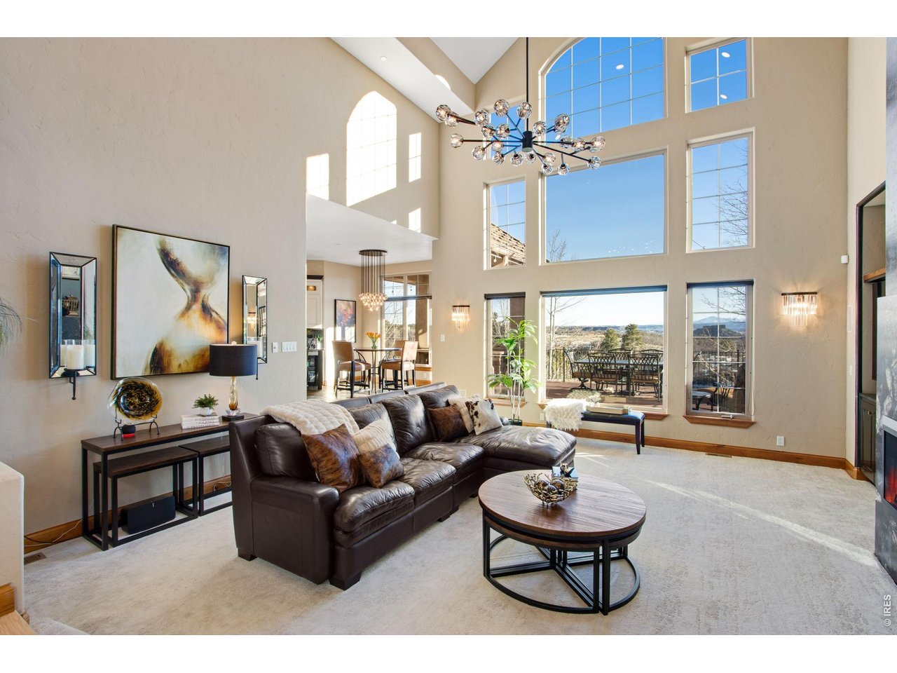 Vaulted Ceilings and all new high end light fixtures throughout