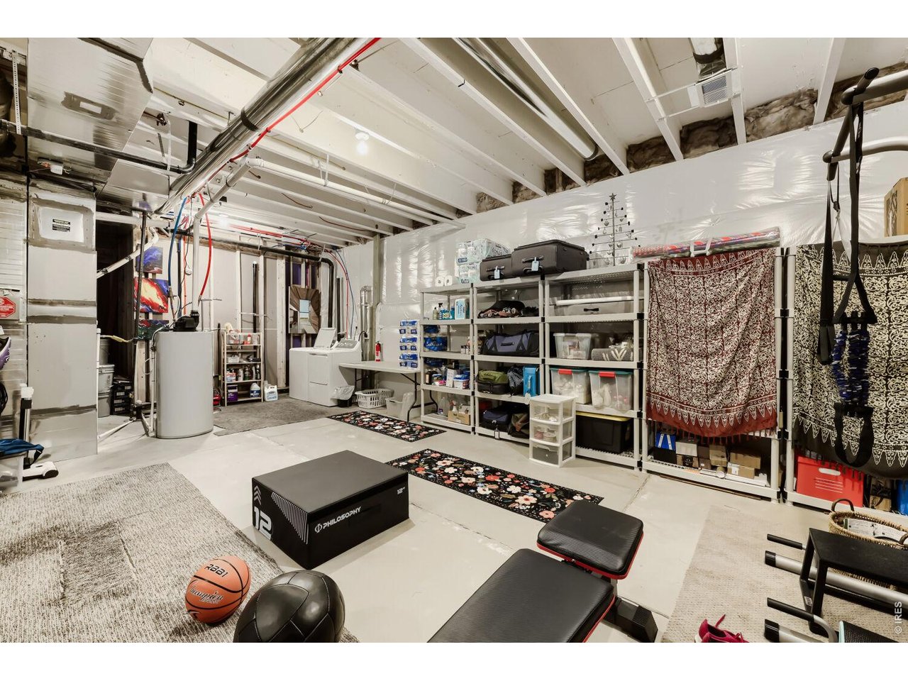 UNFINISHED AND BASEMENT LAUNDRY