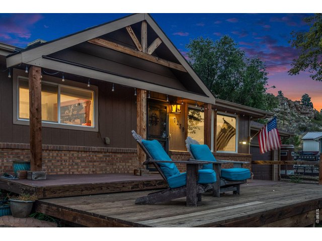 Property Photo 2 Expanded deck to enjoy sunrise to sunset! Unbelievable views while watching Elk Herds from your front porch. Doesn't get better than this.
