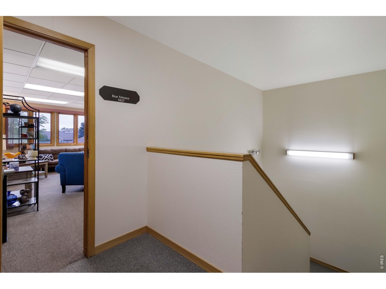 Semi-private exit/entrance for employees or clients
