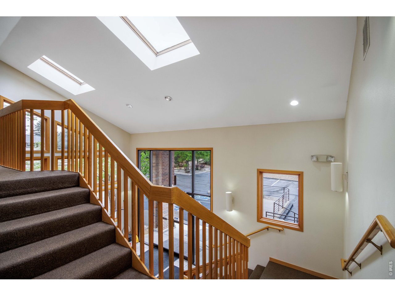 Stairs to second floor from main entrance