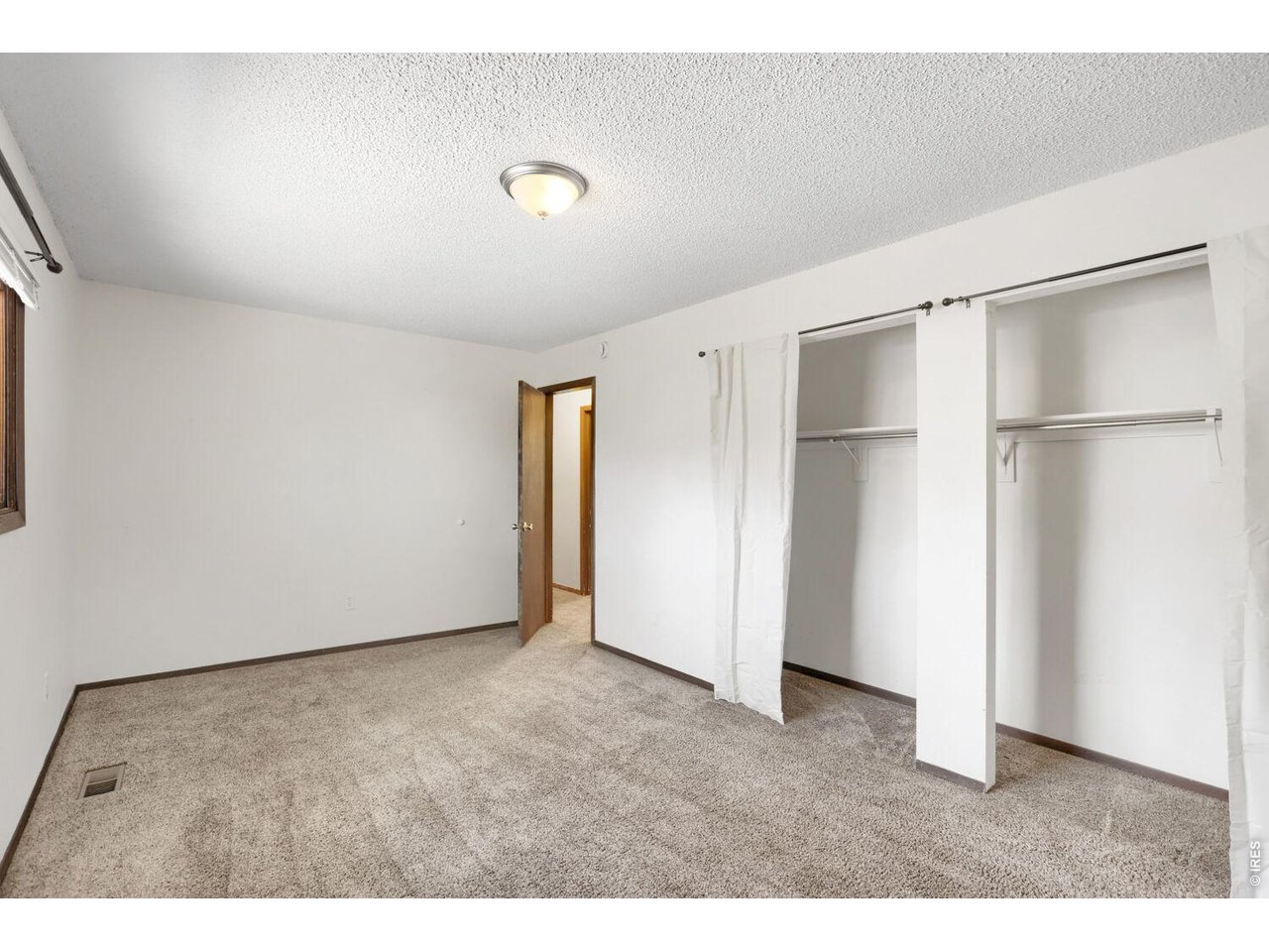 Large closets in primary bedroom