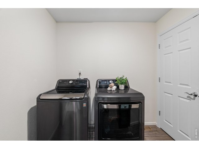 Property Photo 17 Laundry on upper level near both bedrooms with mechanical closet