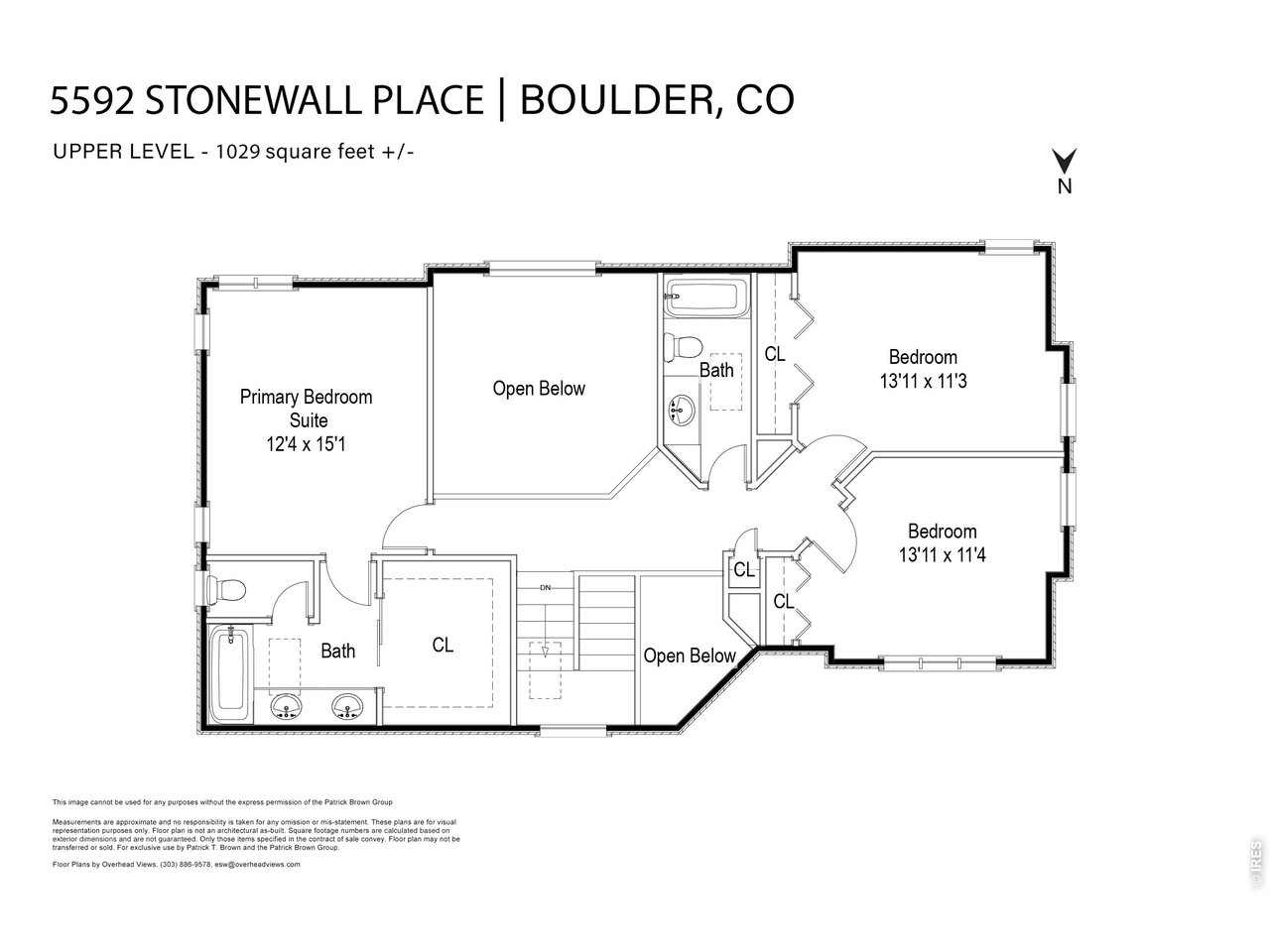 Upper level floor plans 