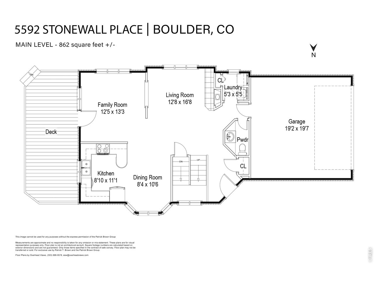 Main level floor plans