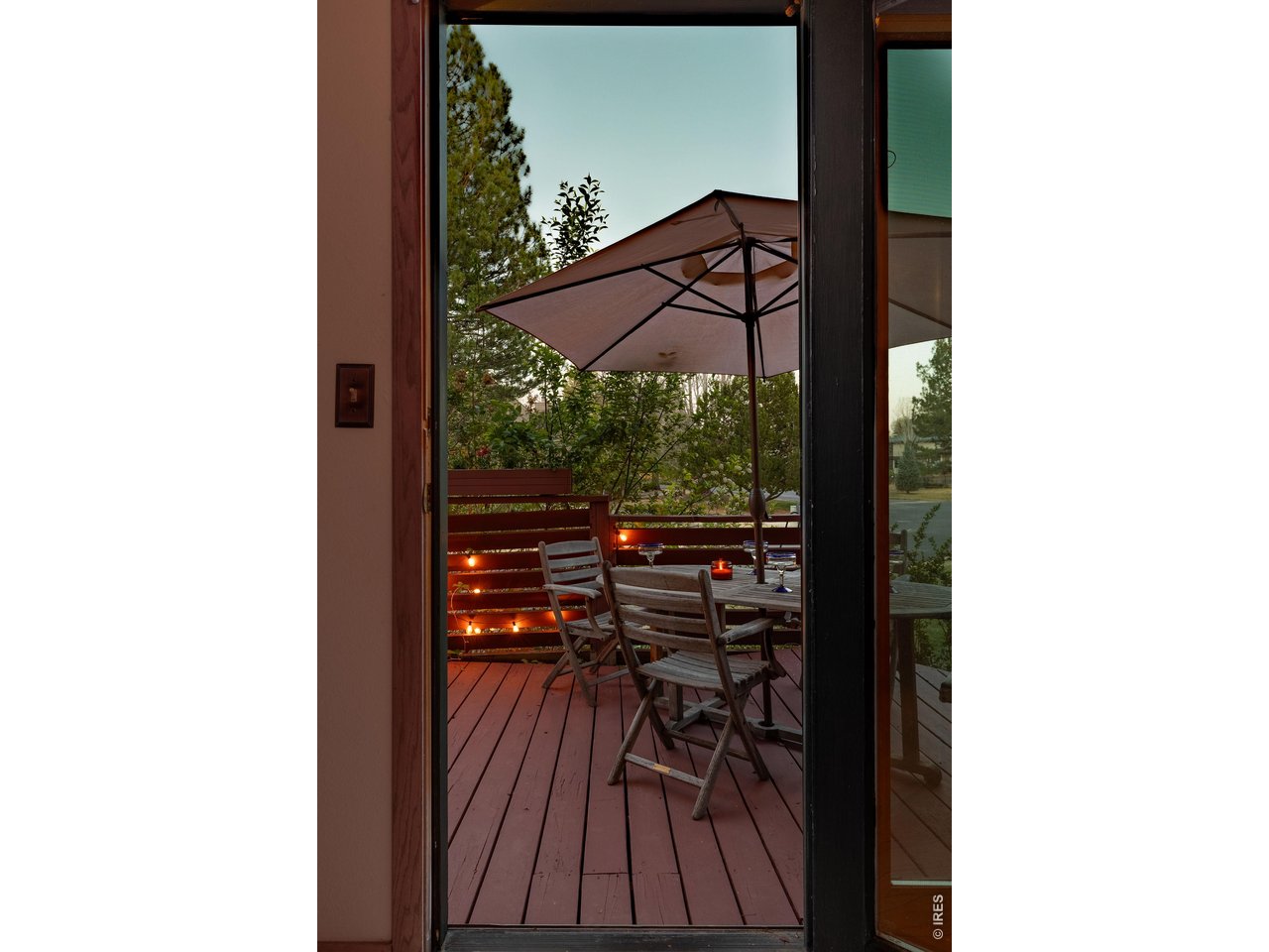 Enjoy seamless indoor/outdoor living with easy access to the porch from the dining room. 