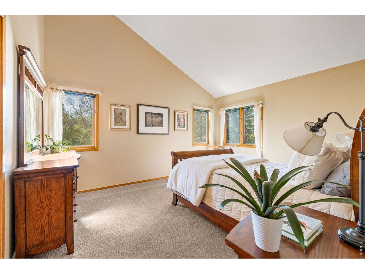 The sunlit, serene primary wing is complete with a king size bedroom, ensuite bathroom and oversized walk-in closet. 