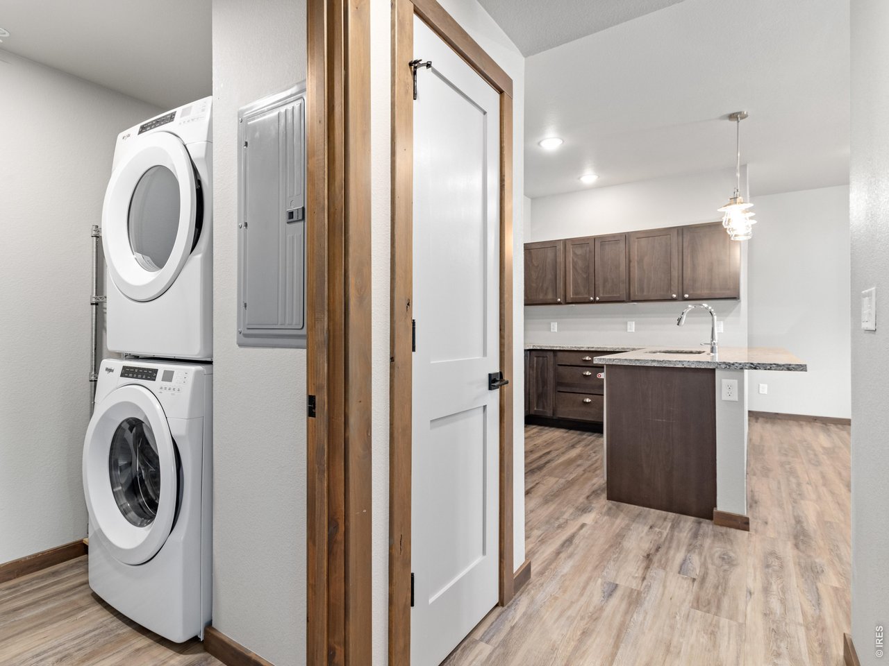 Laundry room with storage